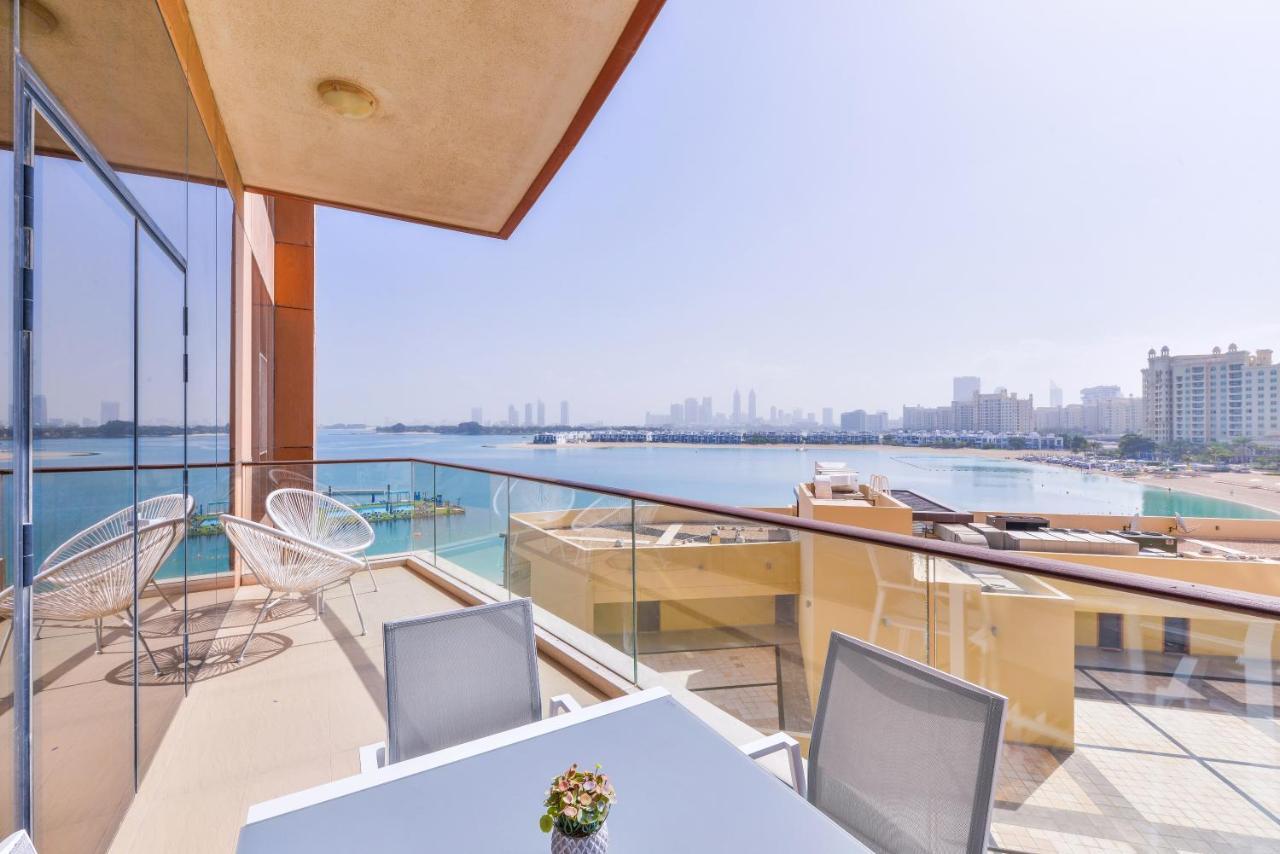 Tiara - Luxury Palm Jumeirah - Private Beach And Pool! Daire Dubai Dış mekan fotoğraf