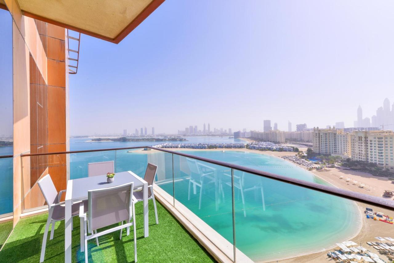 Tiara - Luxury Palm Jumeirah - Private Beach And Pool! Daire Dubai Dış mekan fotoğraf